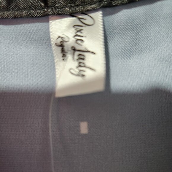 Pixie Lady NEW  WITH TAGS Star and Moon Celestial Blue Details Robe - One Size - Picture 4 of 7